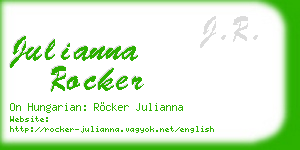 julianna rocker business card